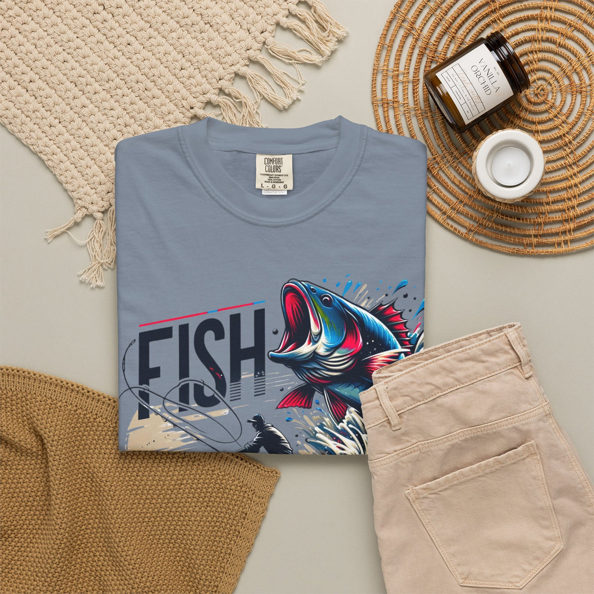 Fish On T-Shirt