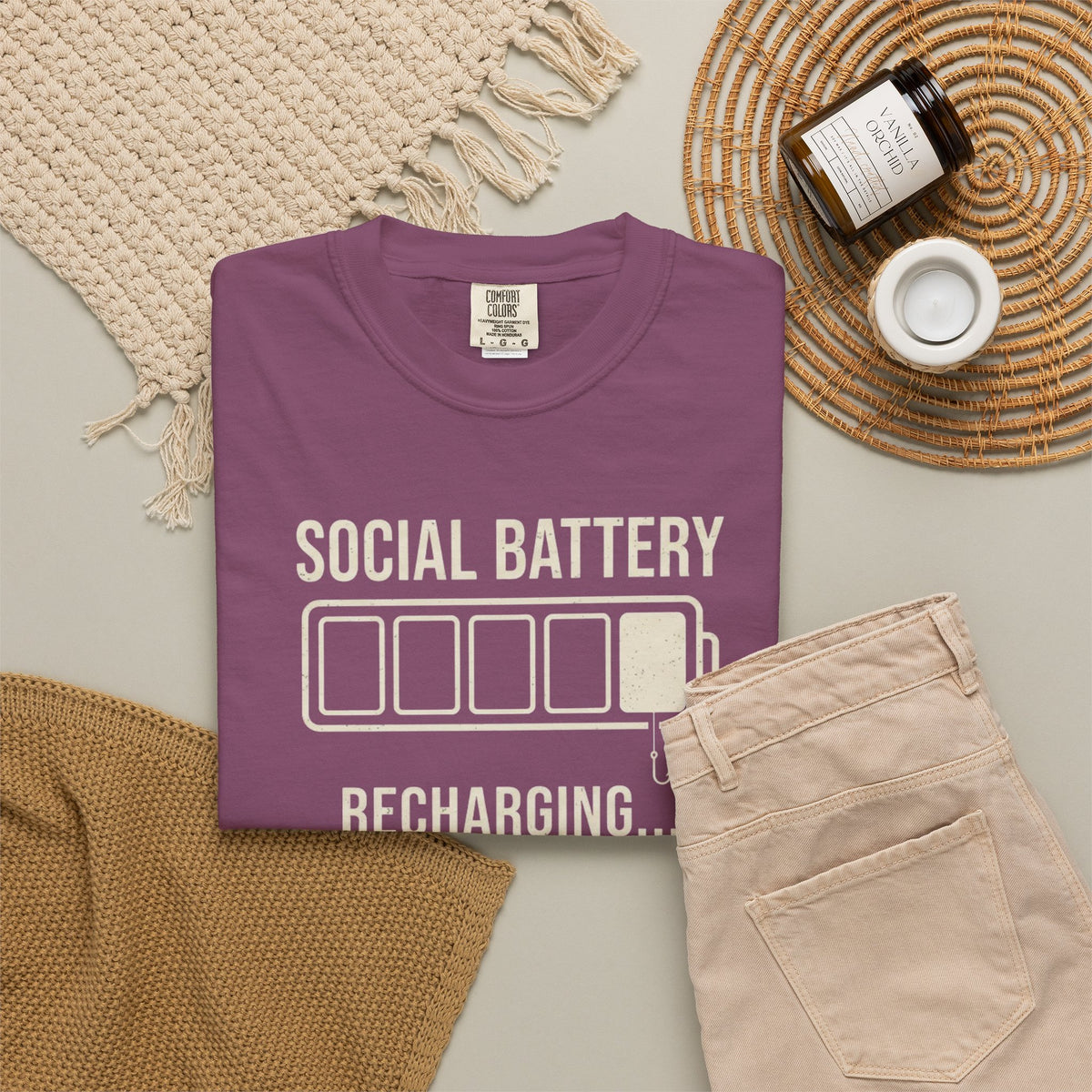 Social Battery Recharging T-Shirt