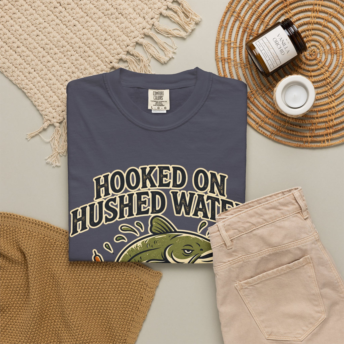 Hooked on Hushed Water T-Shirt