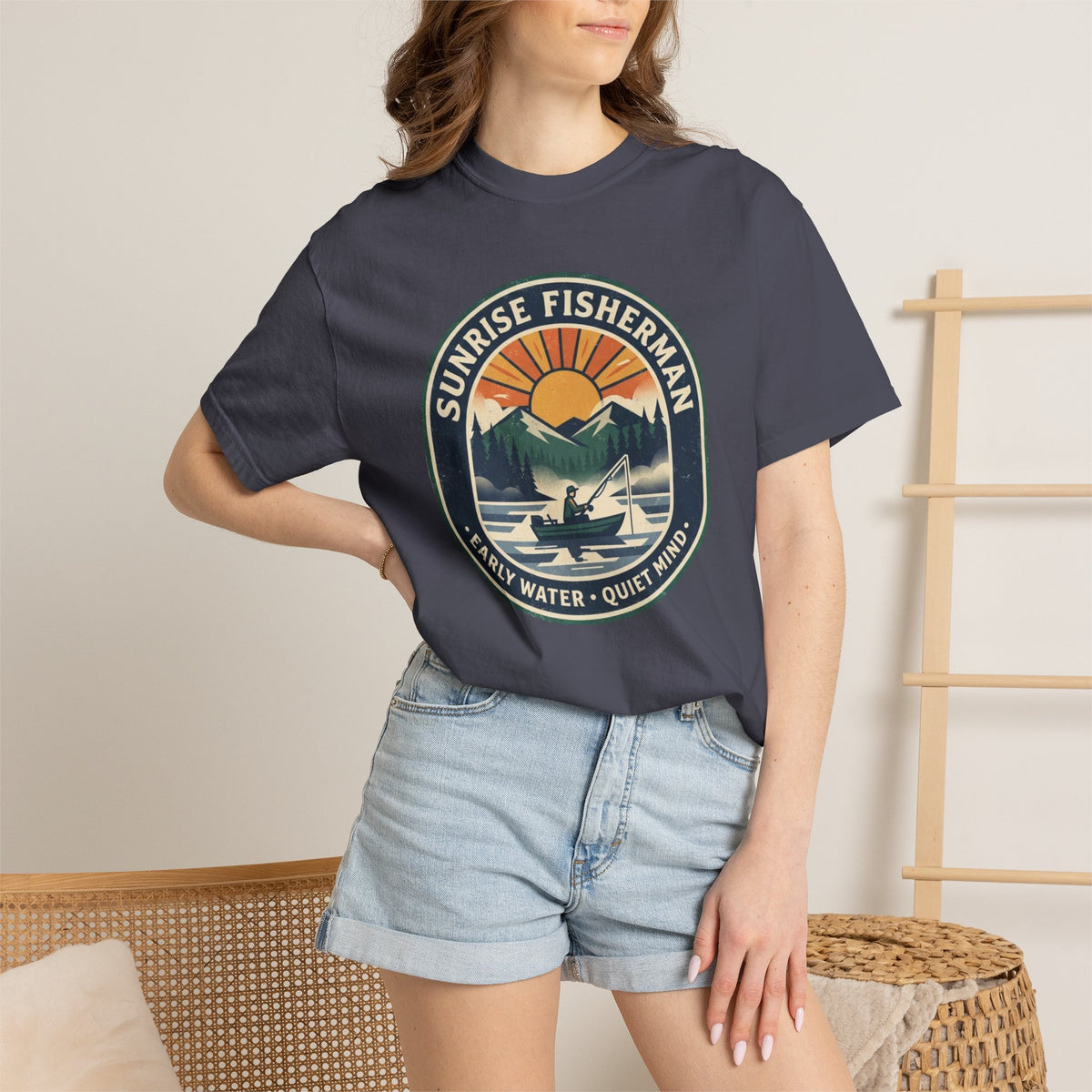 Sunrise Fisherman T-Shirt