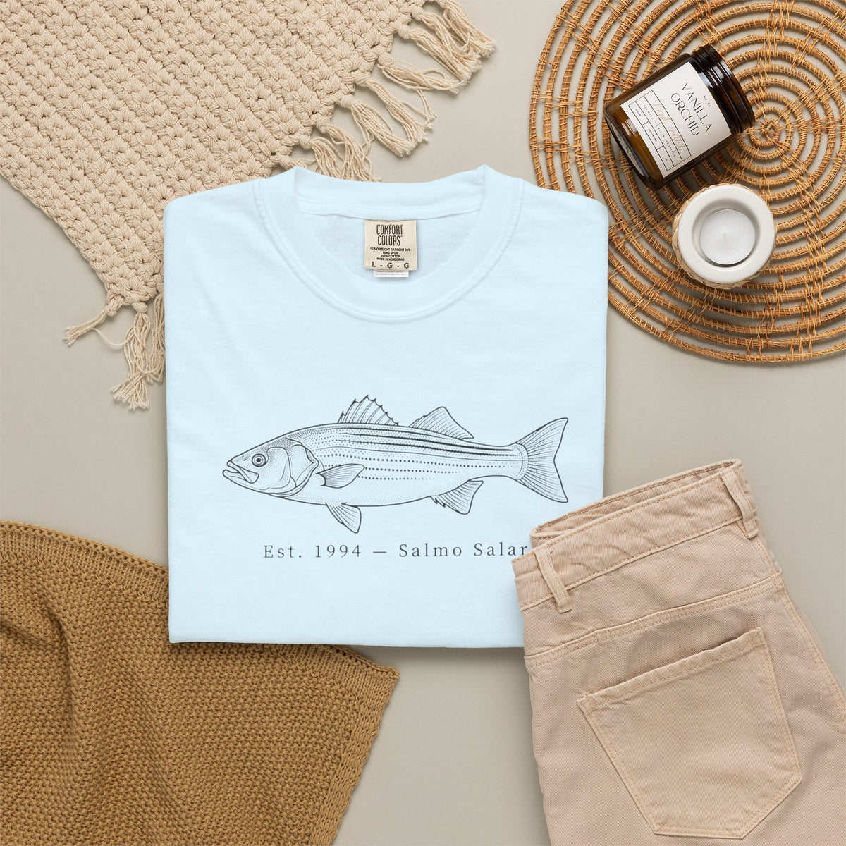 Striped Bass Sketch T-Shirt