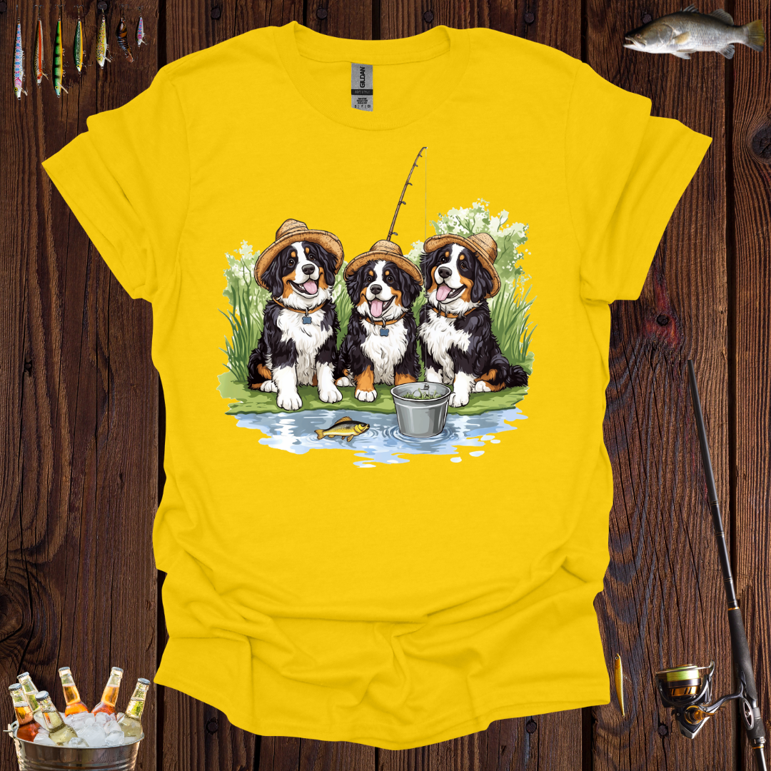 Fishing Dogs T-Shirt
