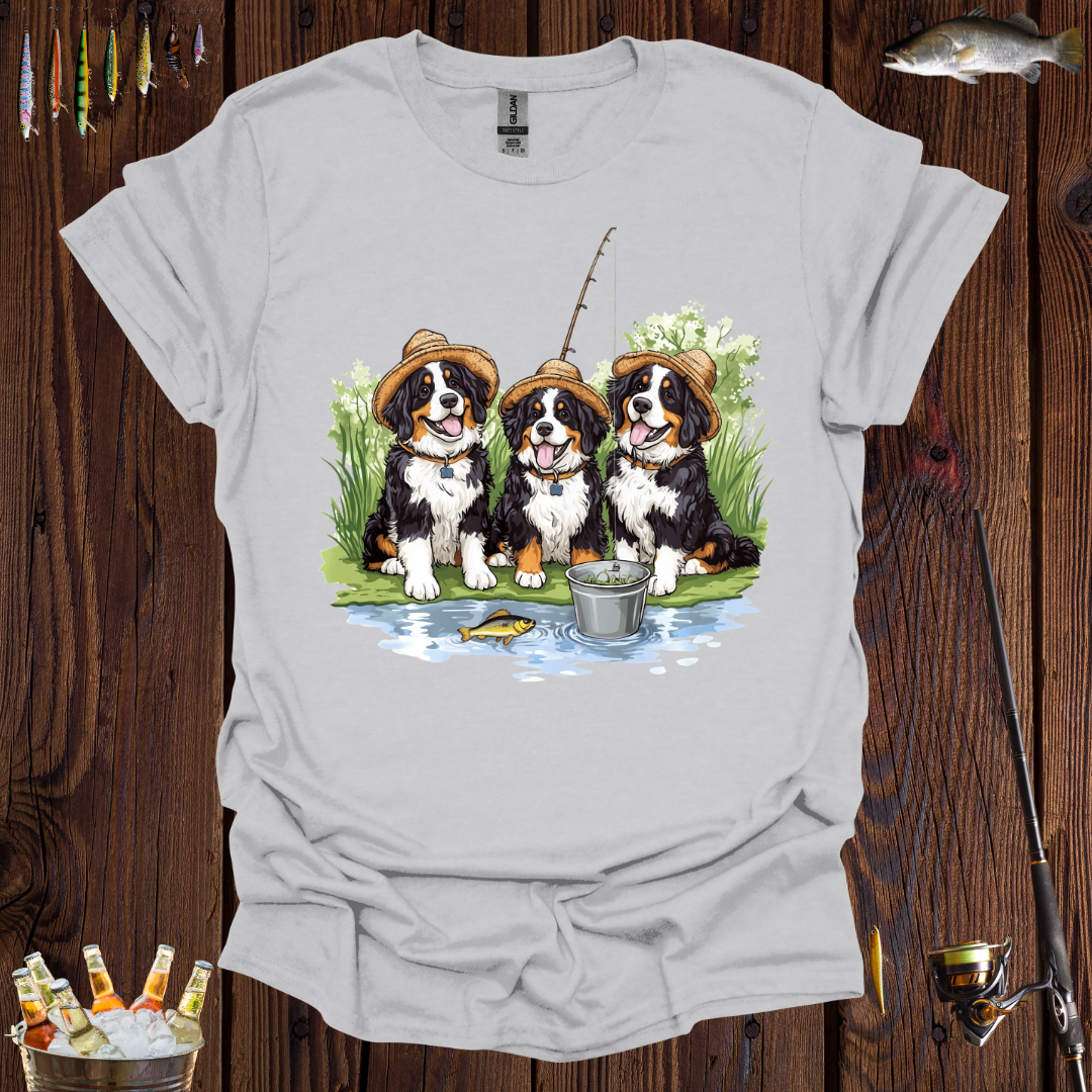 Fishing Dogs T-Shirt