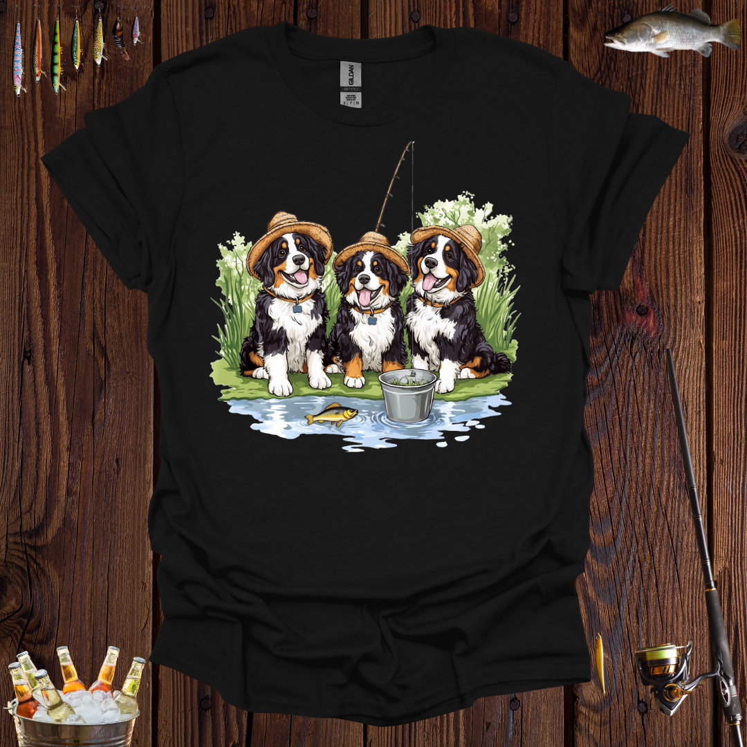 Fishing Dogs T-Shirt