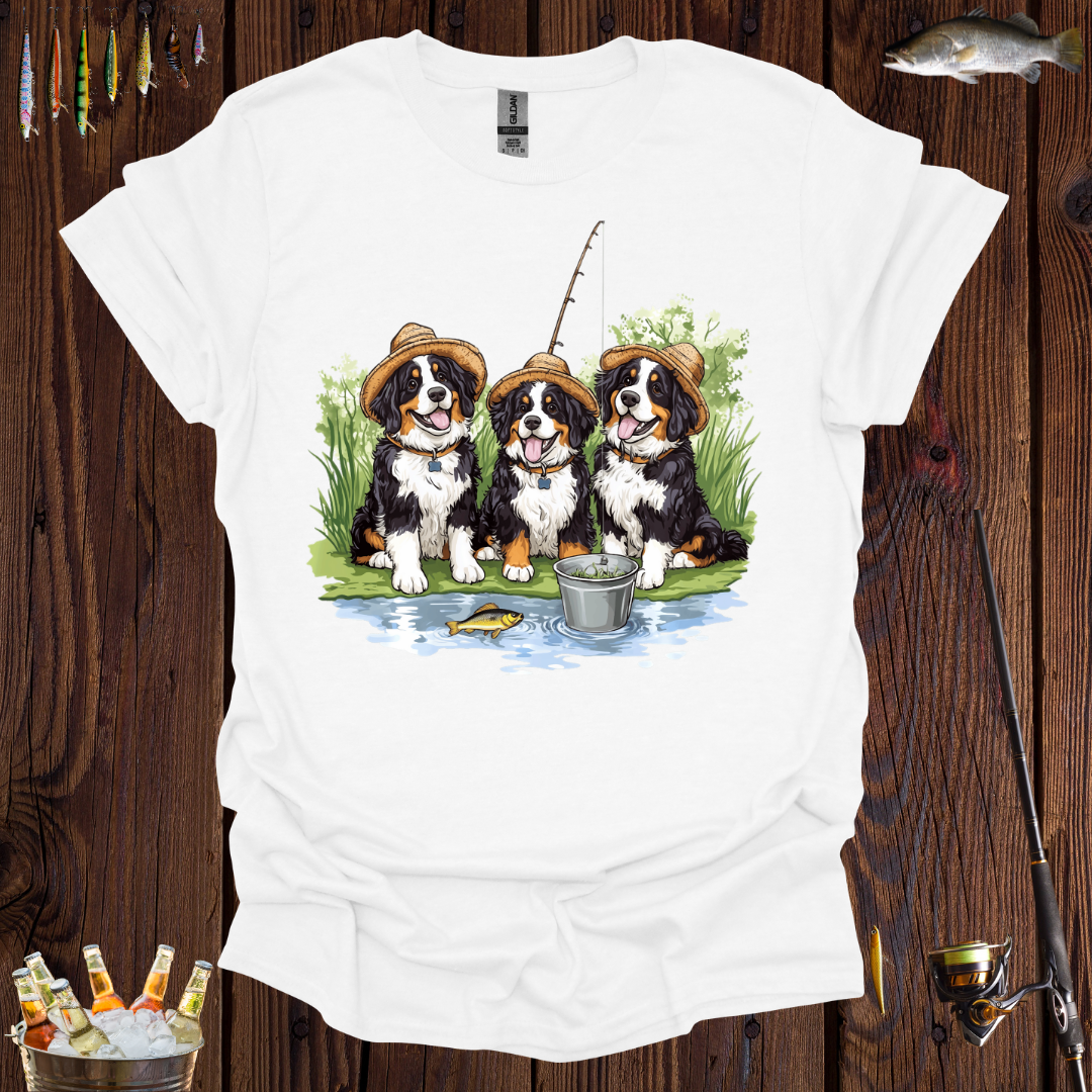 Fishing Dogs T-Shirt
