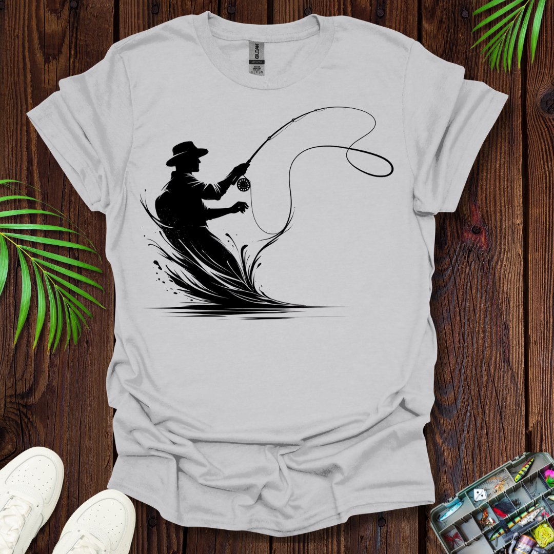 Fisherman silhouette T-Shirt