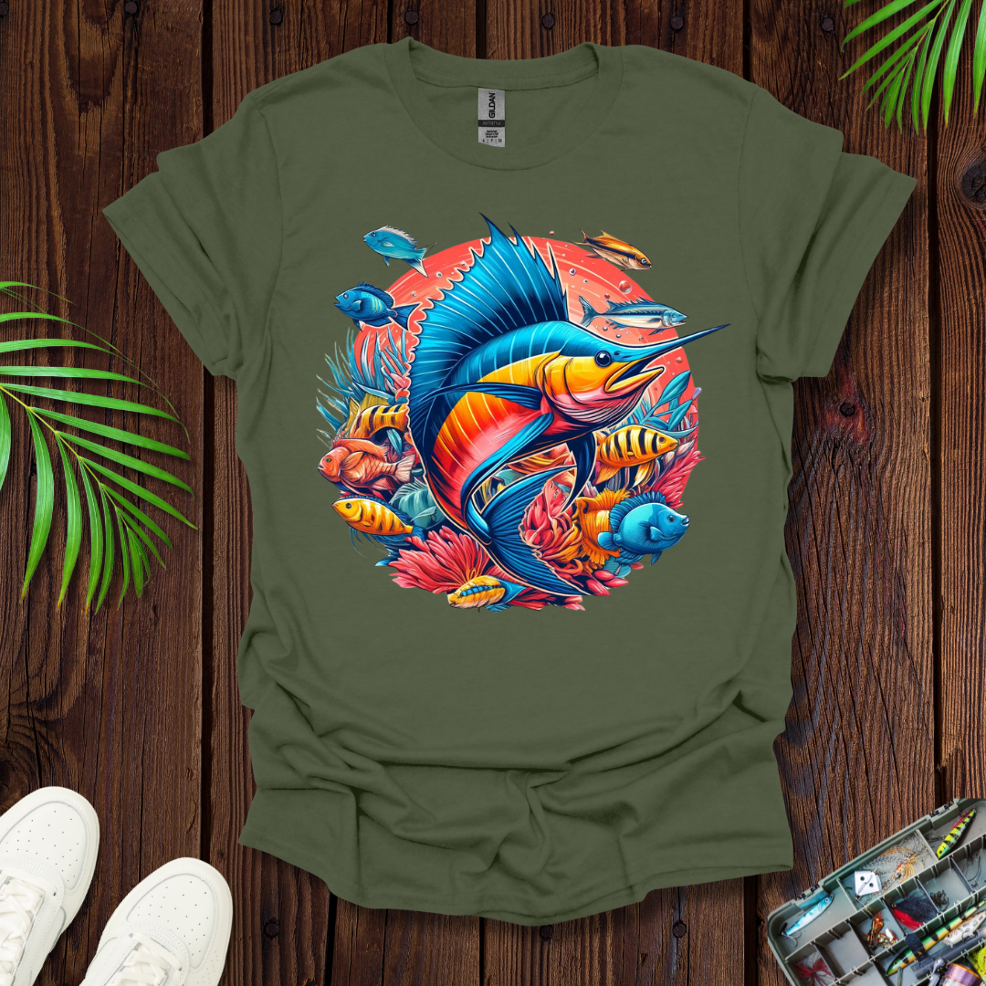 Marlin and Fish T-Shirt