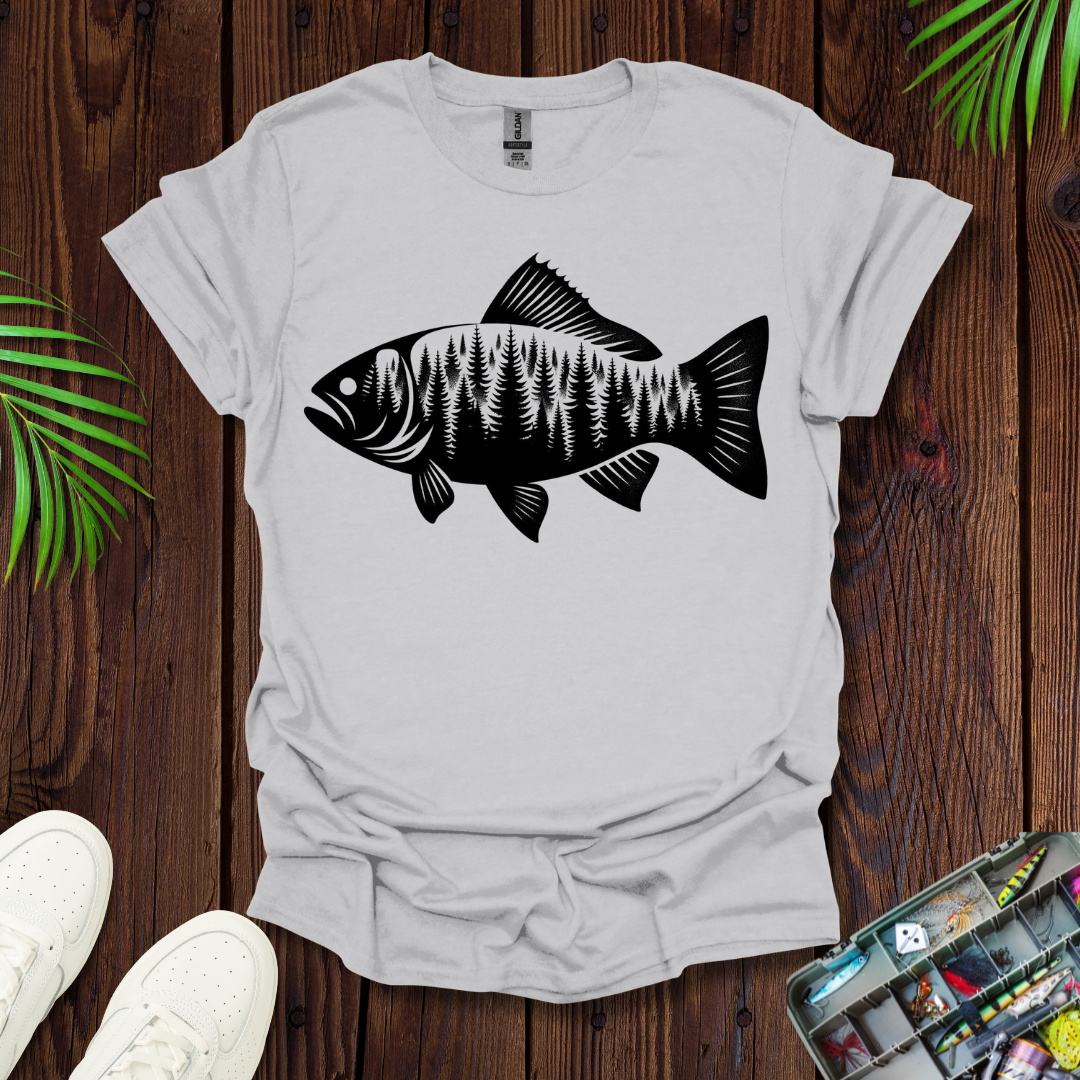 Fish Forest Silhouette T-Shirt