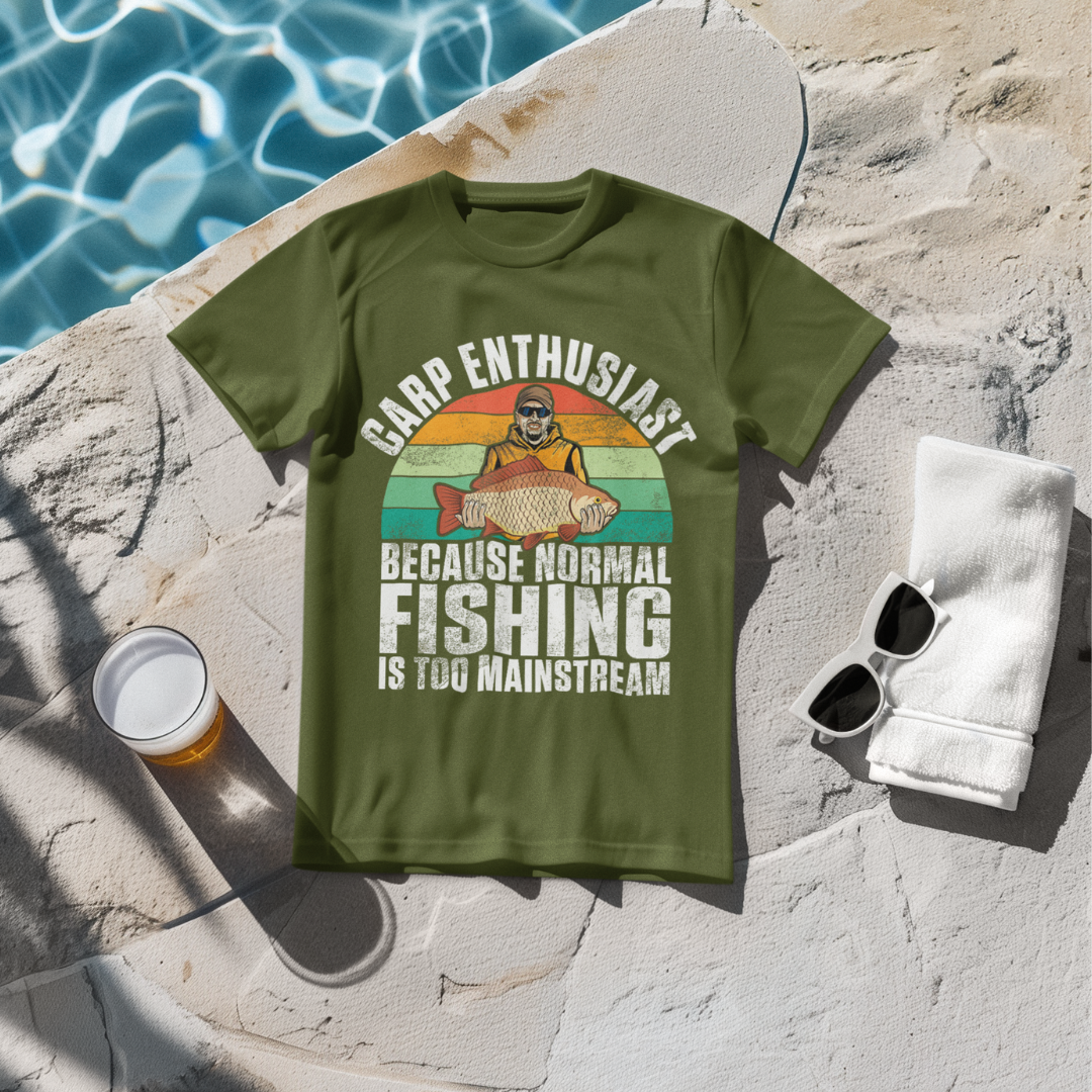Carp Enthusiast Fishing T-Shirt