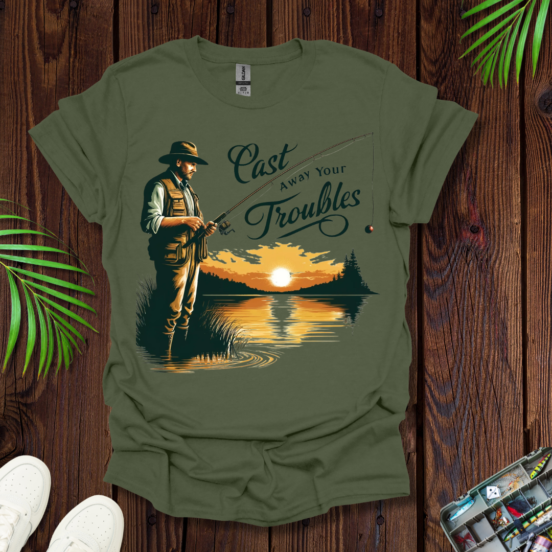 Cast Away Your Troubles T-Shirt