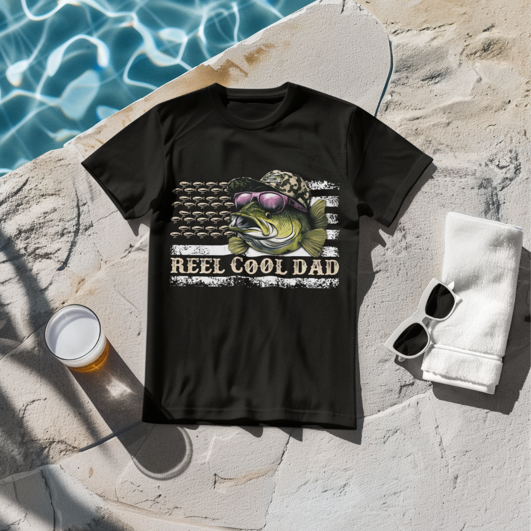 Reel Cool Dad Fishing T-Shirt