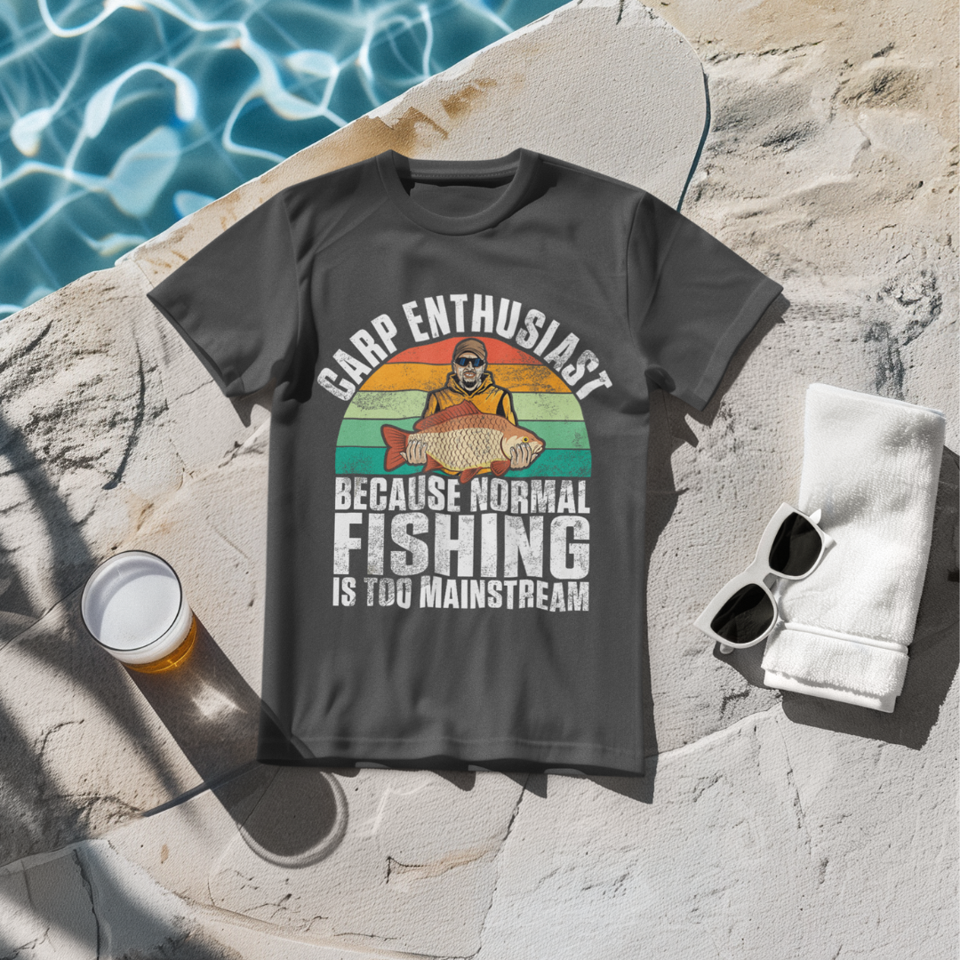 Carp Enthusiast Fishing T-Shirt