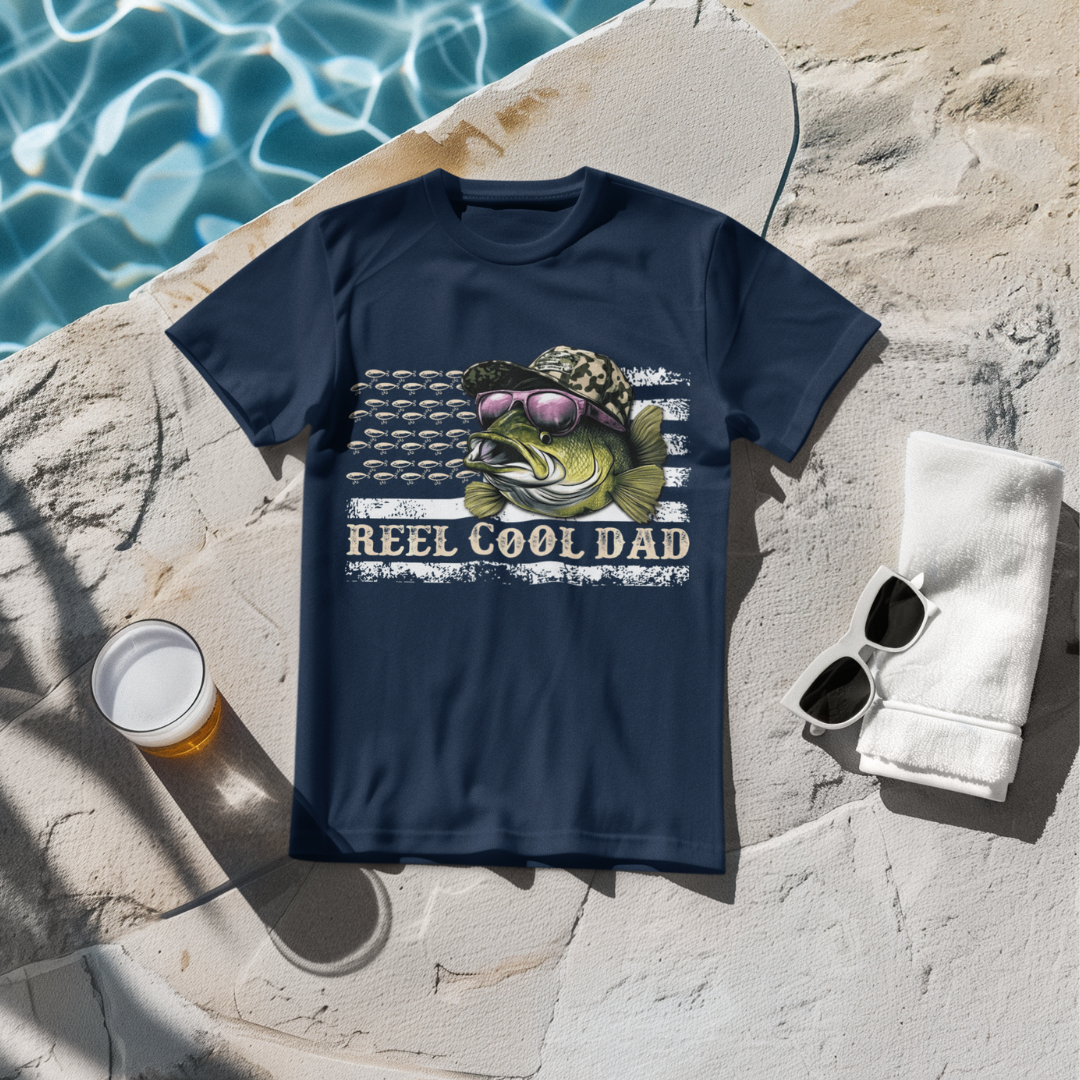Reel Cool Dad Fishing T-Shirt