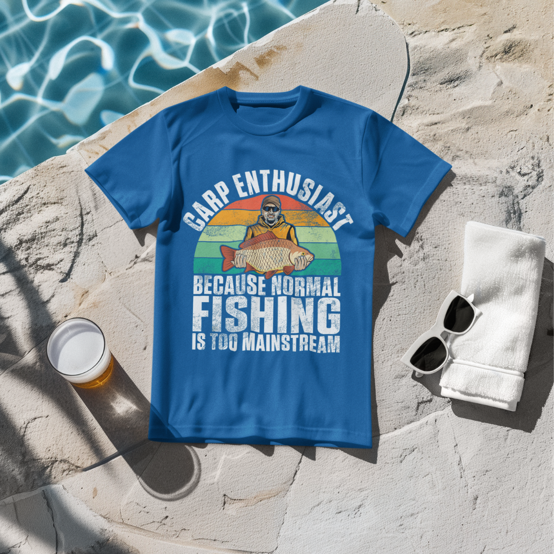Carp Enthusiast Fishing T-Shirt