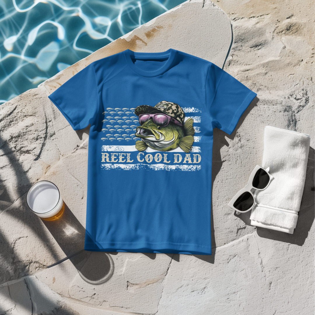 Reel Cool Dad Fishing T-Shirt