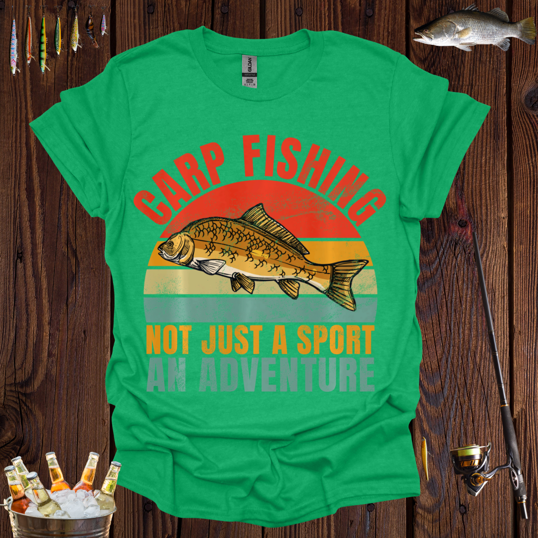 Carp Fishing Not Just A Sport An Adventure T-Shirt