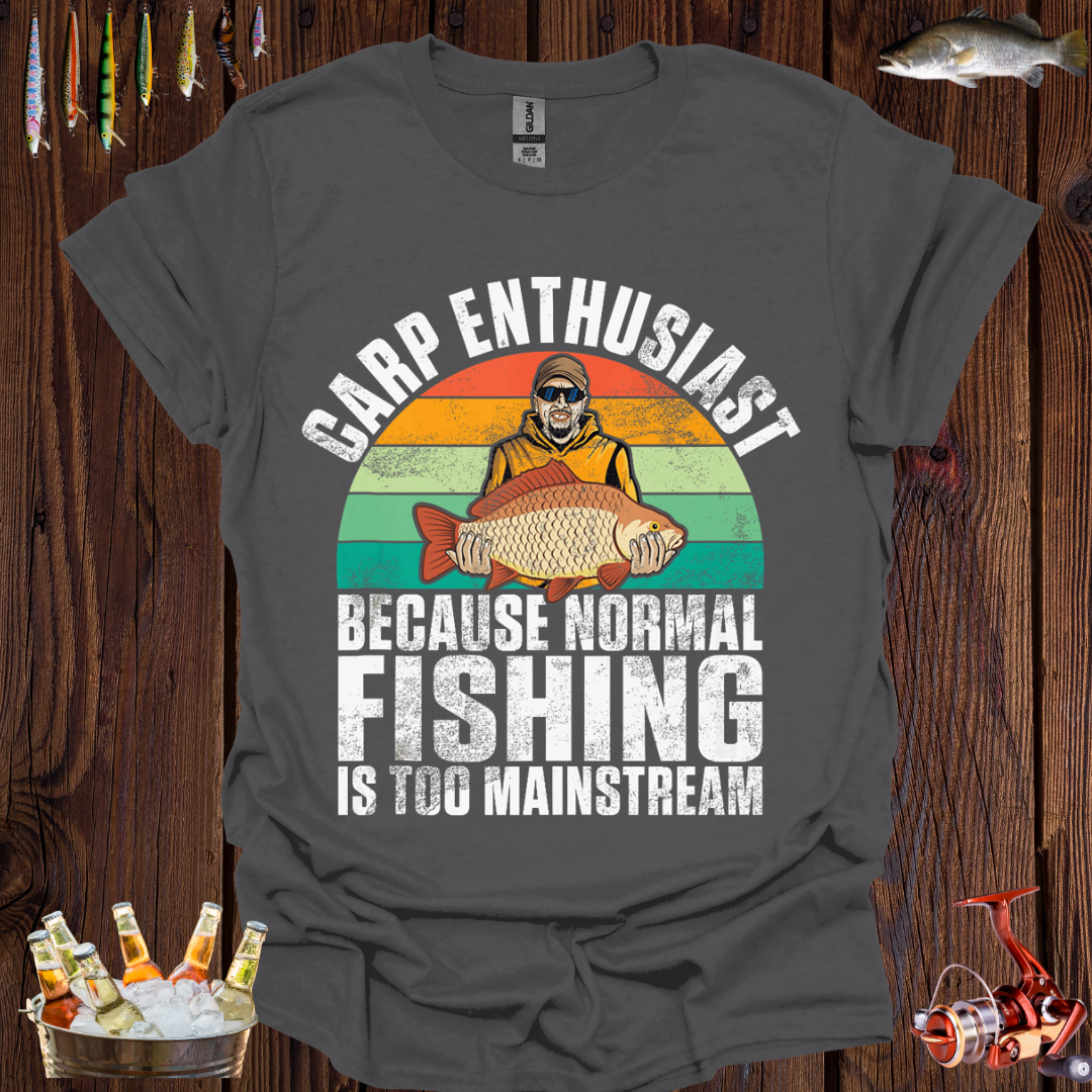 Carp Enthusiast Fishing T-Shirt
