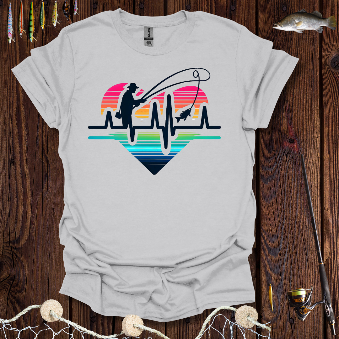 Fisherman HeartBeat T-Shirt