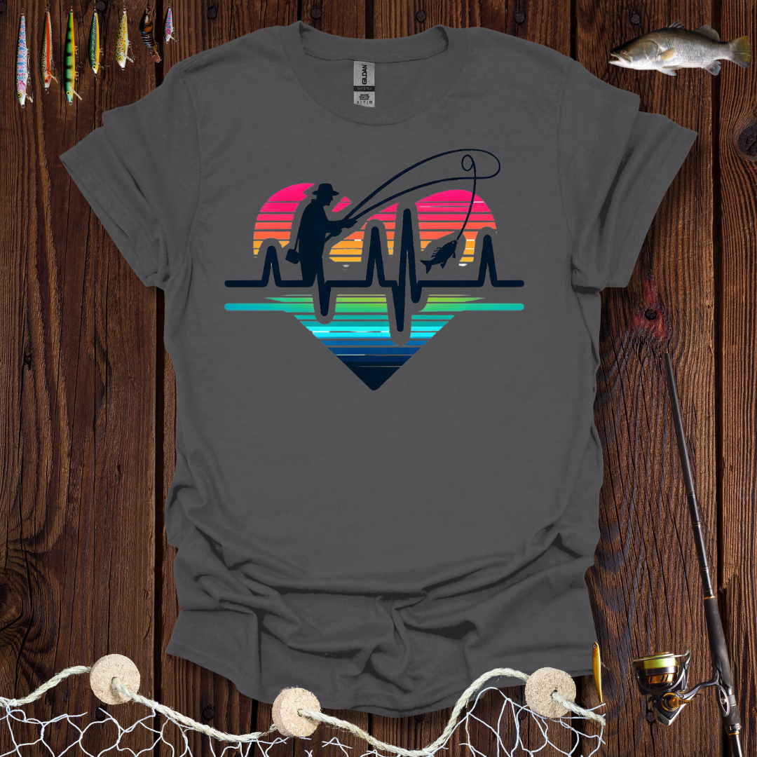 Fisherman HeartBeat T-Shirt