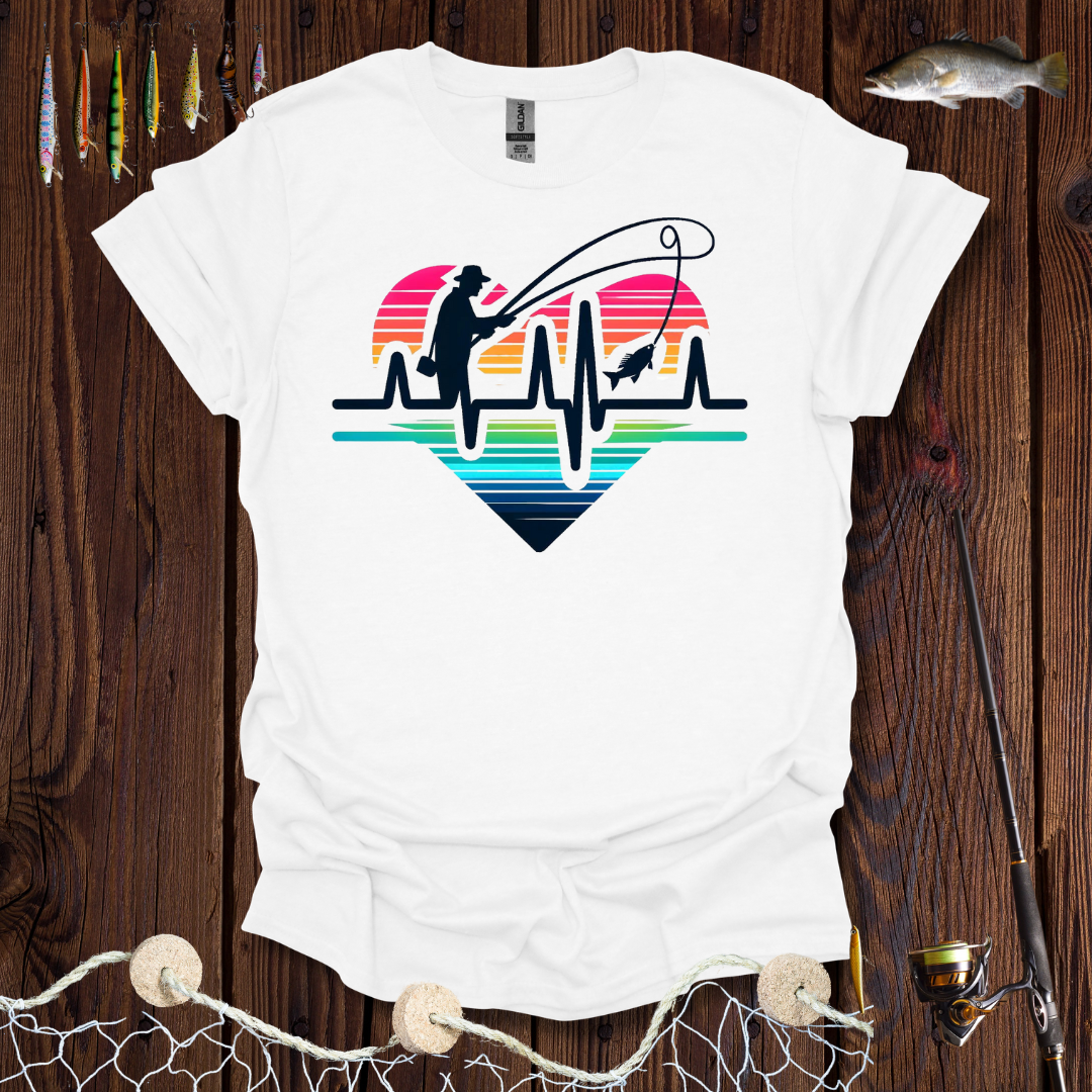 Fisherman HeartBeat T-Shirt