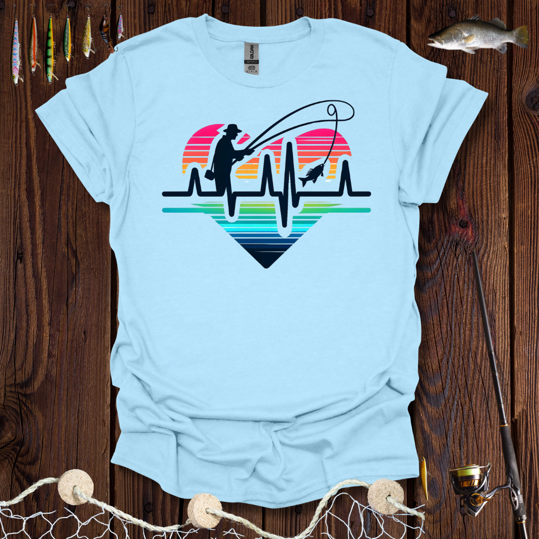 Fisherman HeartBeat T-Shirt