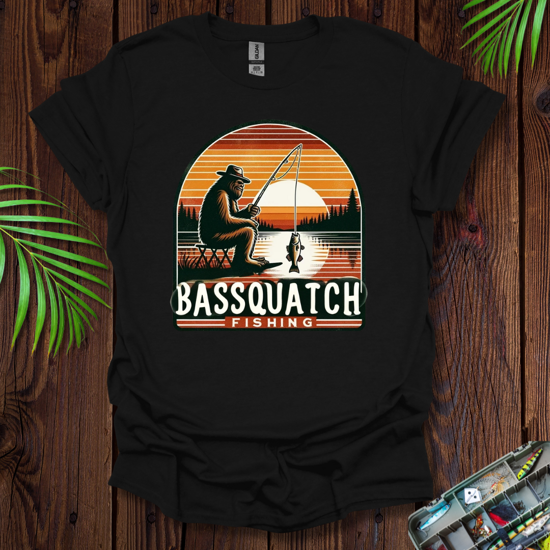 Bassquatch Fishing T-Shirt