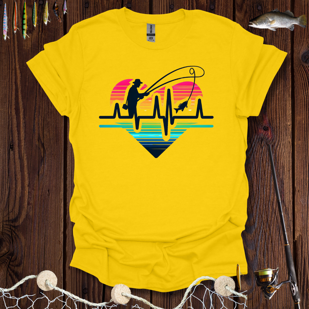 Fisherman HeartBeat T-Shirt