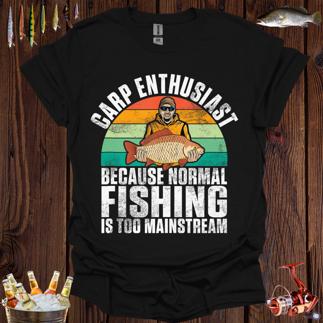 Carp Enthusiast Fishing T-Shirt