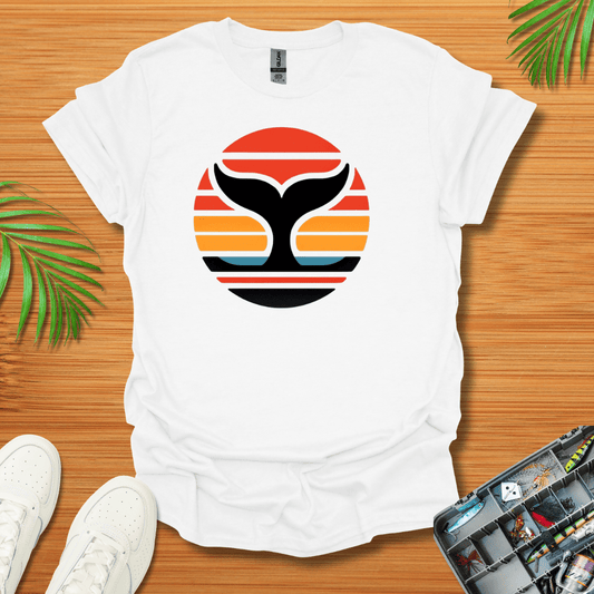 Whale Fin SunSet T-Shirt