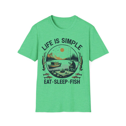 Life Is Simple Eat Sleep Fish T-Shirt