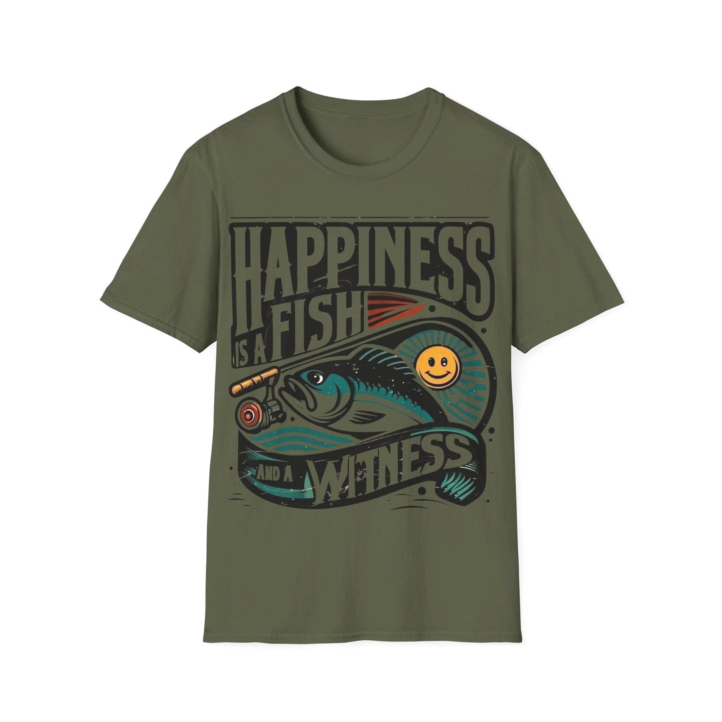 Happiness Is a Fish And A Witness T-Shirt