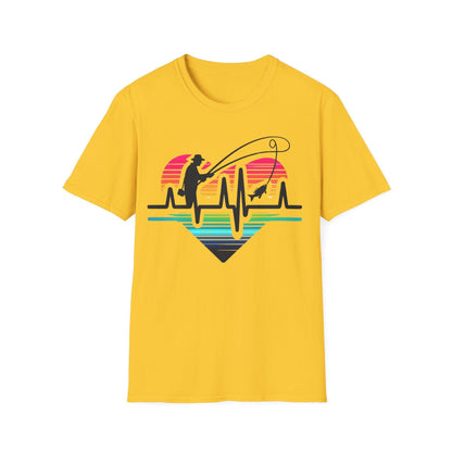 Fisherman HeartBeat T-Shirt