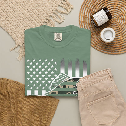 Camo Bass Flag T-Shirt