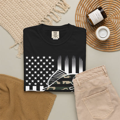 Camo Bass Flag T-Shirt