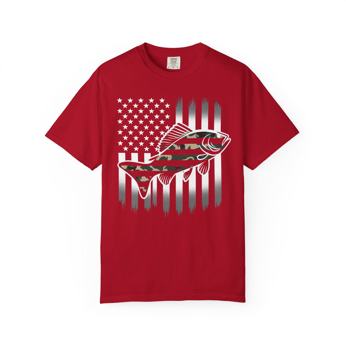 Camo Bass Flag T-Shirt