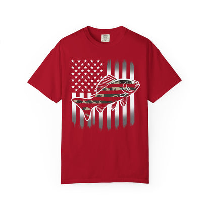 Camo Bass Flag T-Shirt