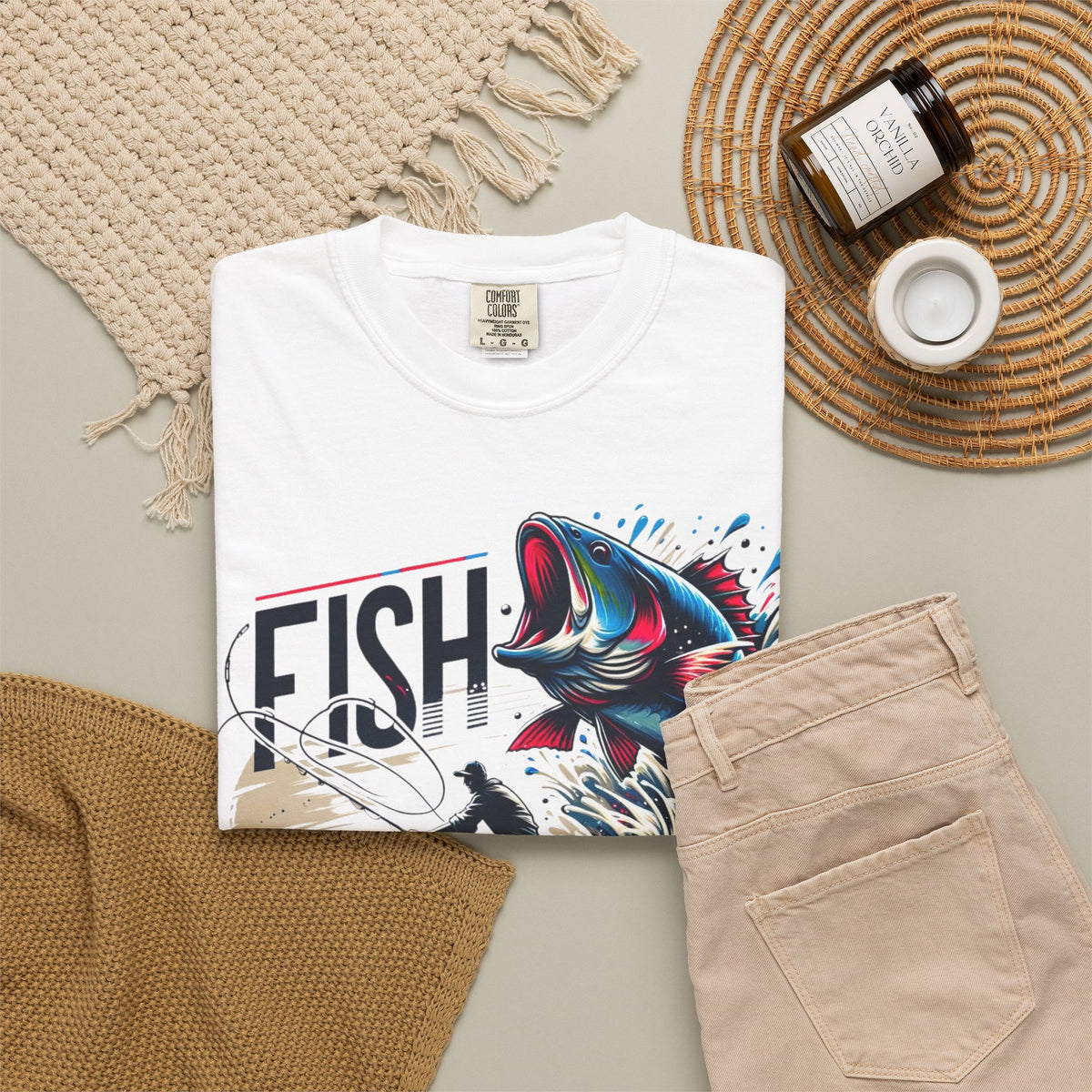 Fish On T-Shirt