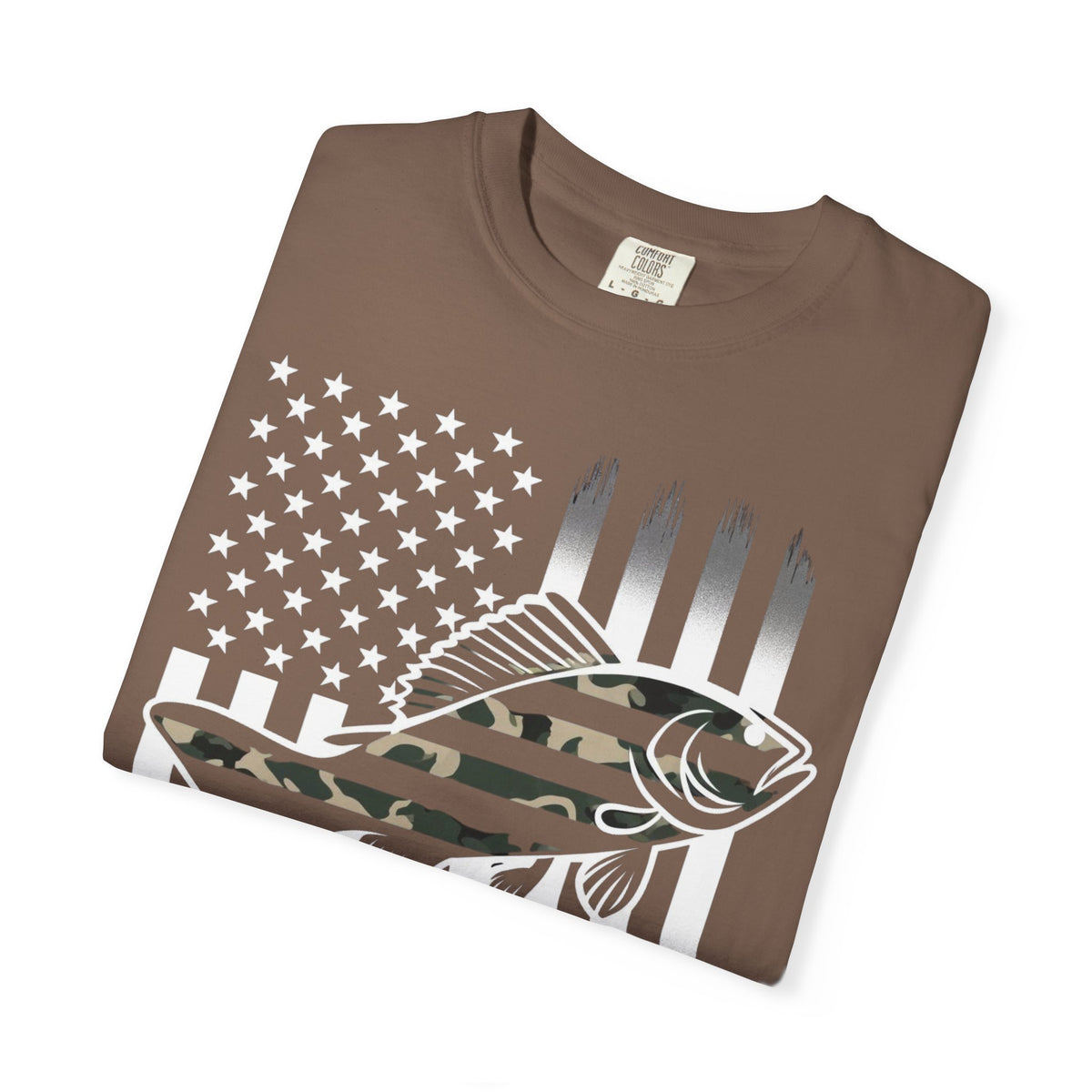 Camo Bass Flag T-Shirt
