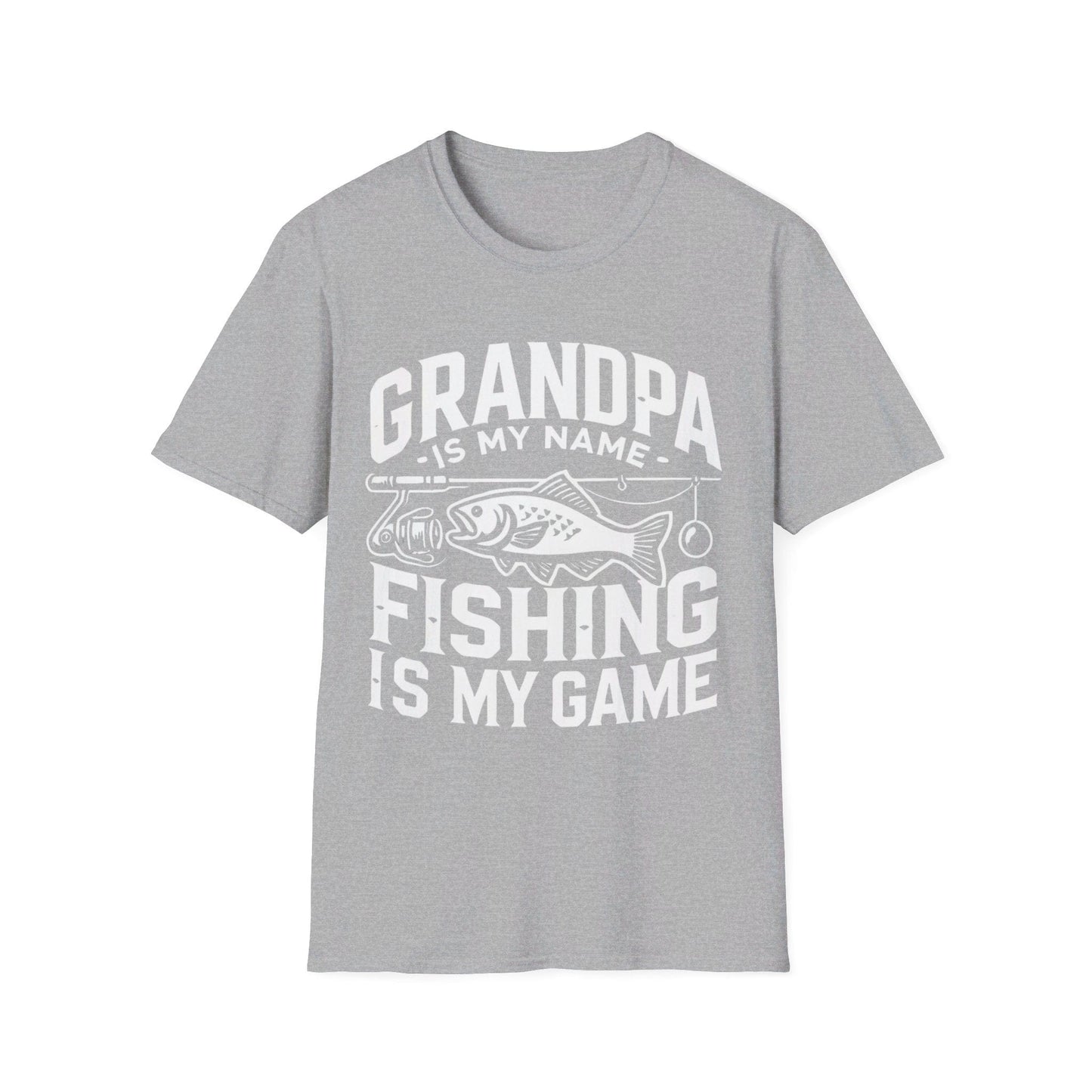 Grandpa Is My Name Fishing Is My Game T-Shirt