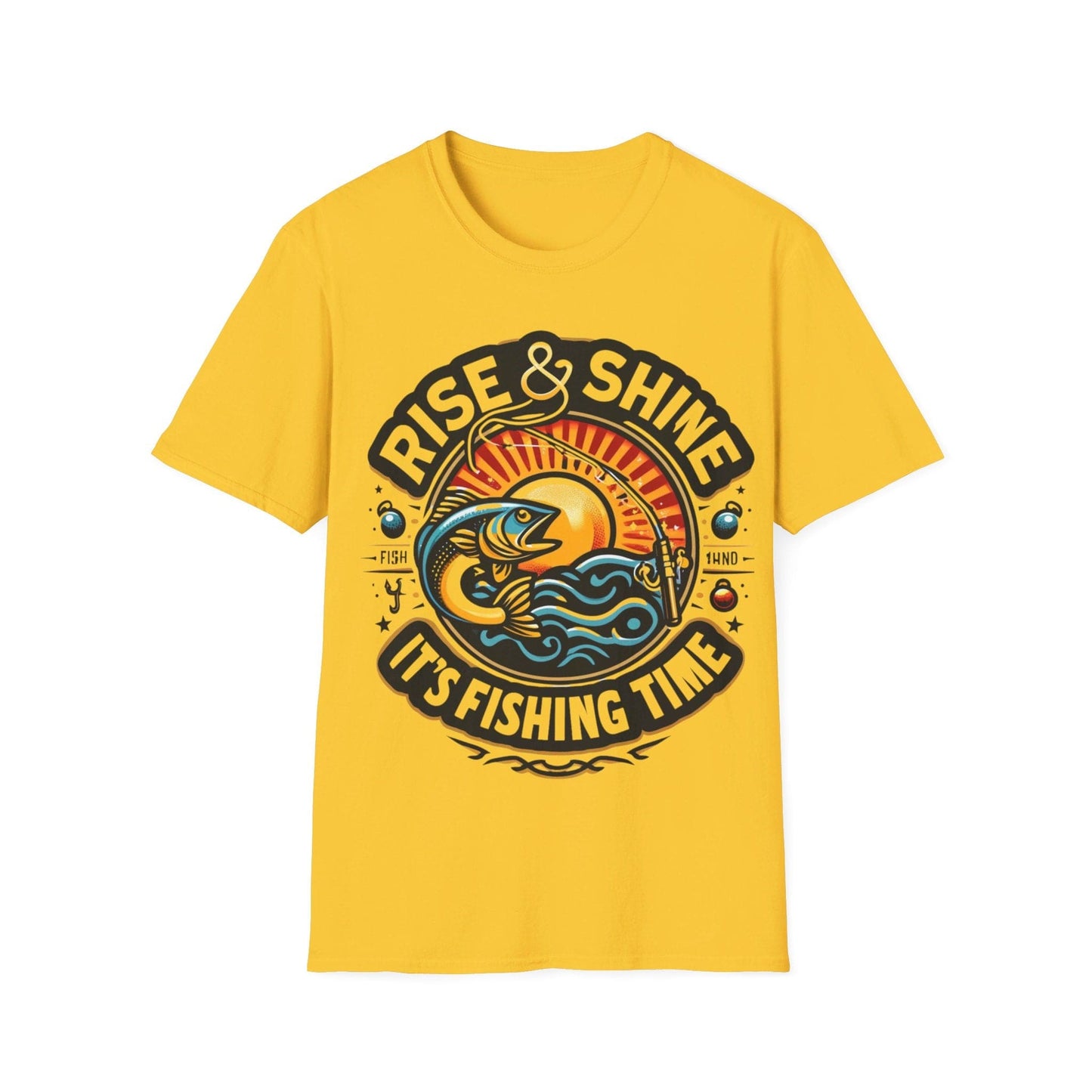 Rise And Shine  It’s Fishing Time T-Shirt