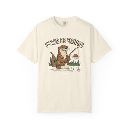 Otter Be Fishing T-Shirt — Cute Fishing Otter Graphic Tee