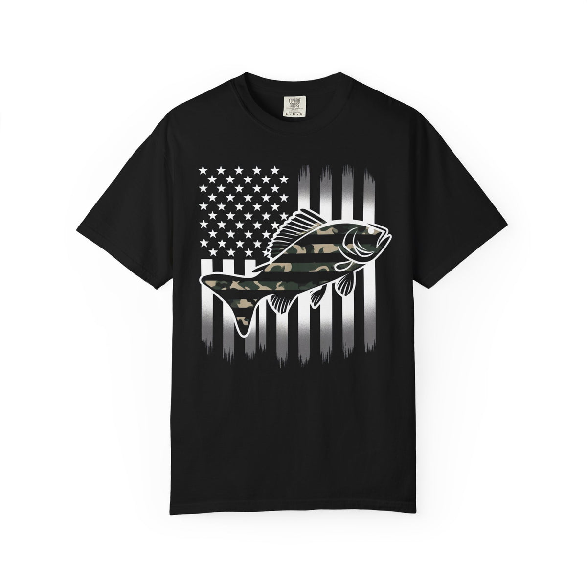 Camo Bass Flag T-Shirt