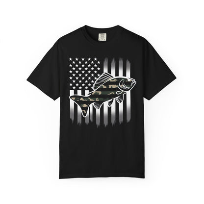 Camo Bass Flag T-Shirt