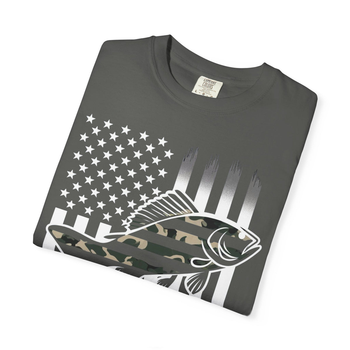 Camo Bass Flag T-Shirt