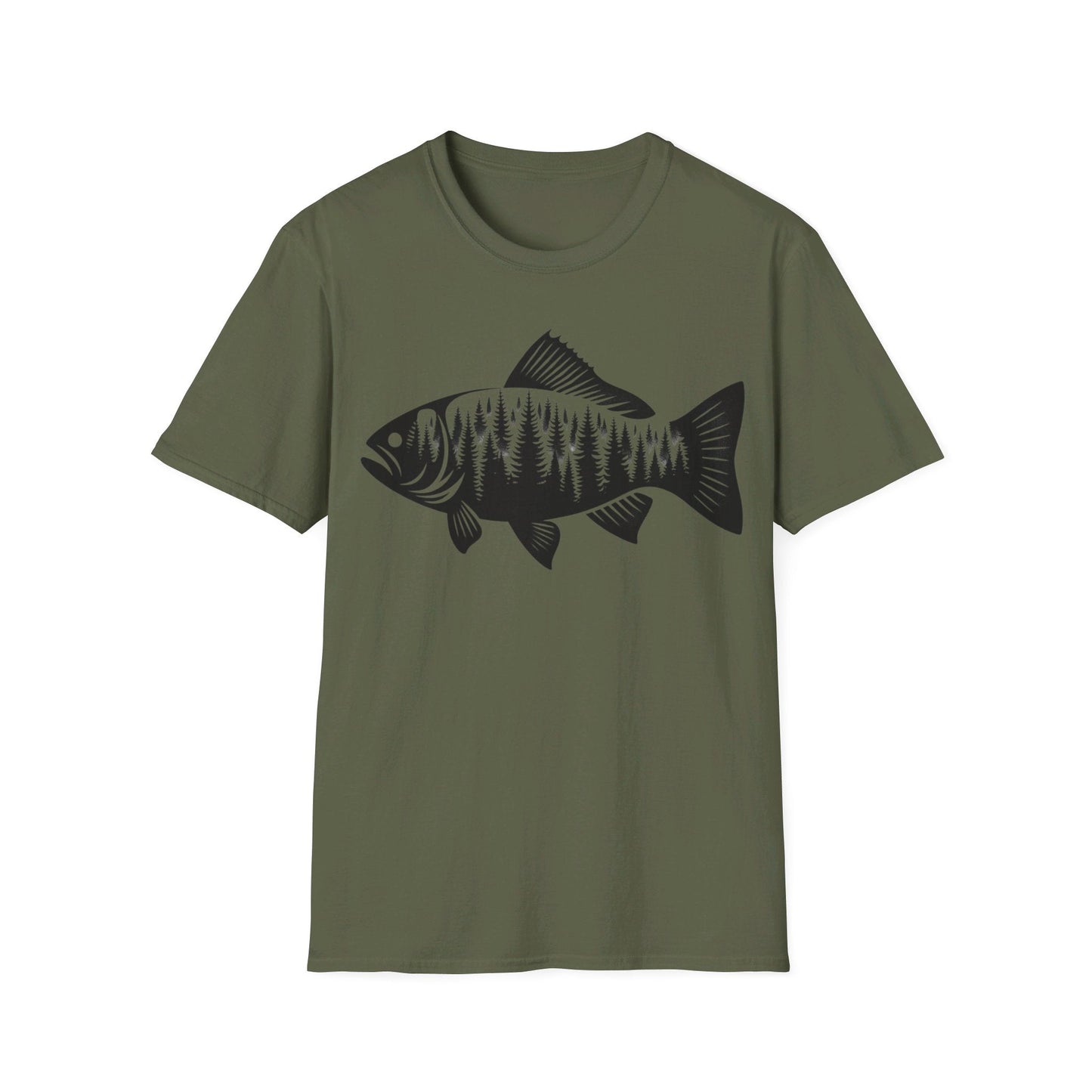 Fish Forest Silhouette T-Shirt