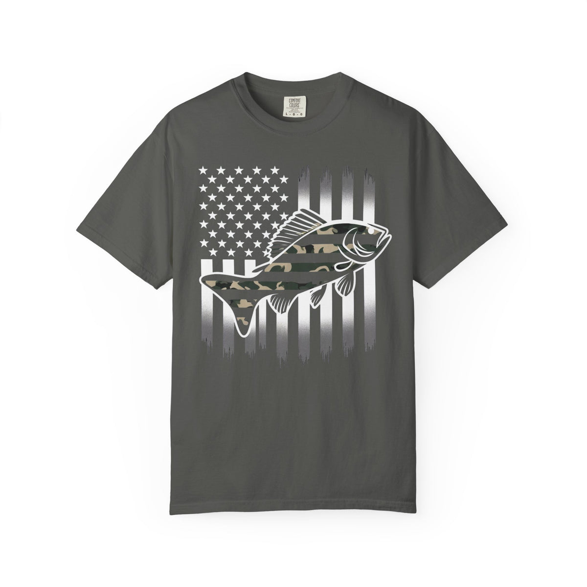 Camo Bass Flag T-Shirt