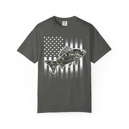 Camo Bass Flag T-Shirt