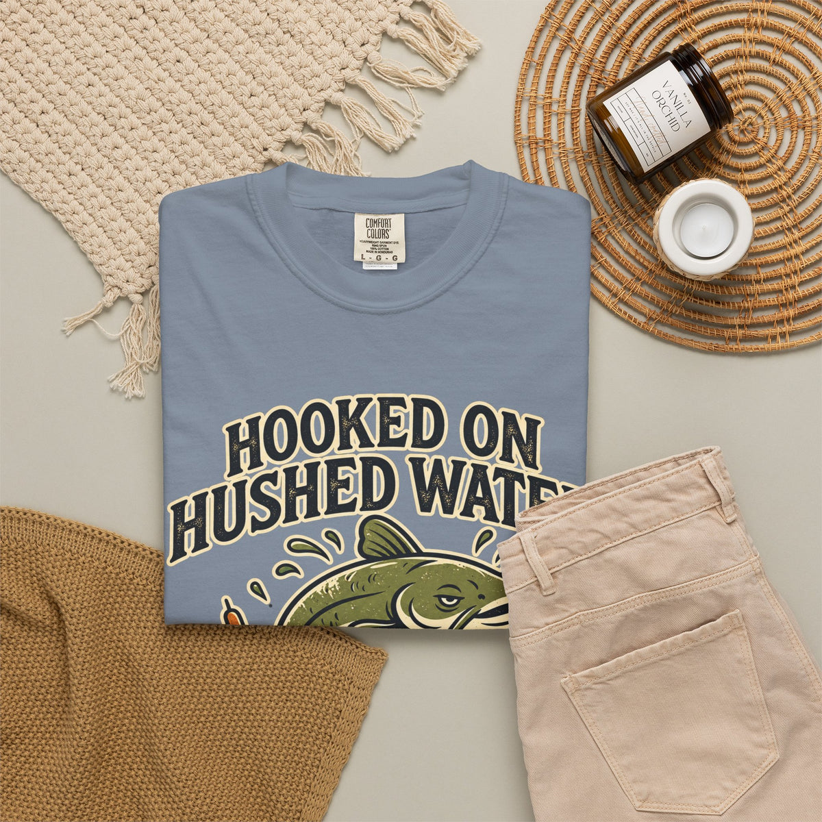 Hooked on Hushed Water T-Shirt