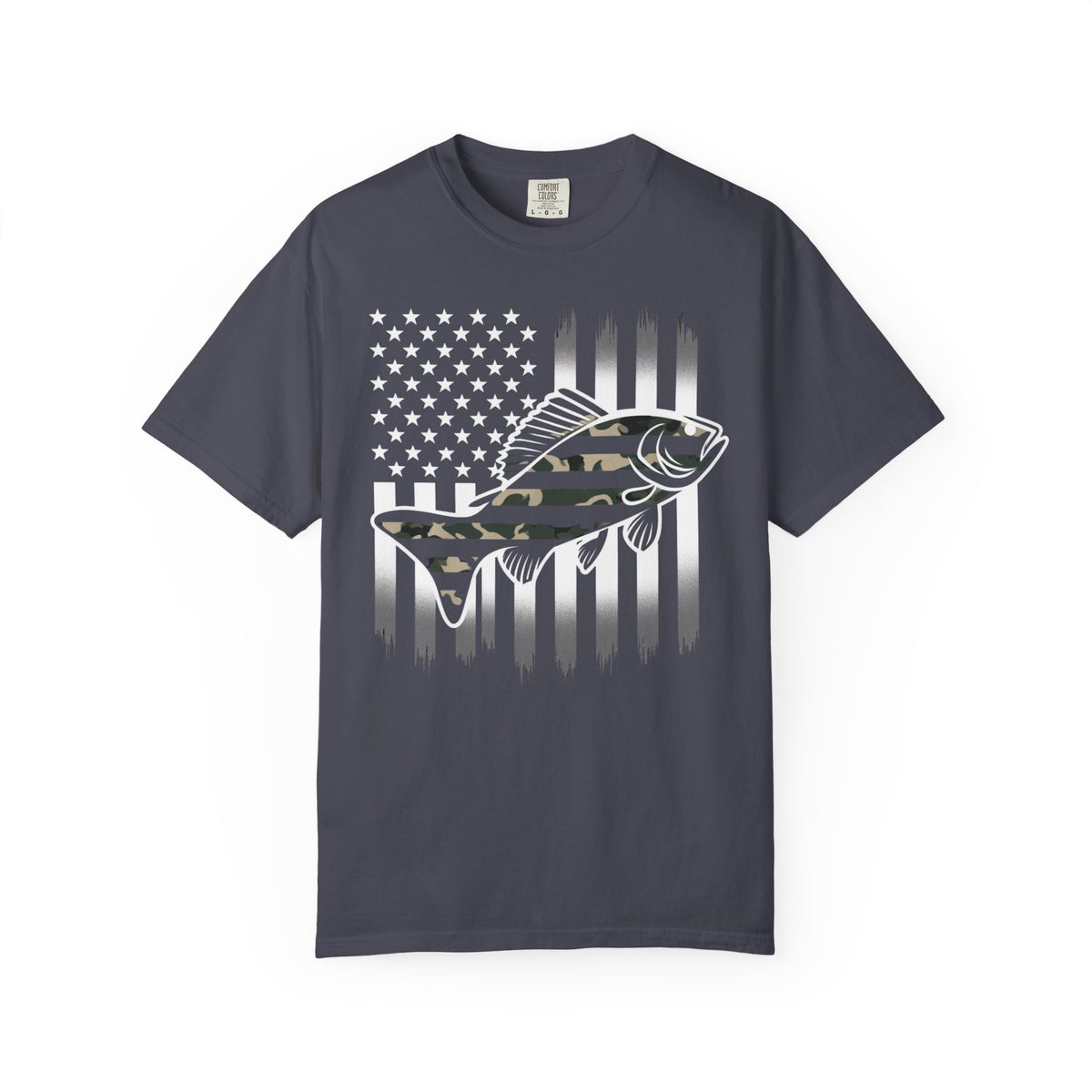 Camo Bass Flag T-Shirt