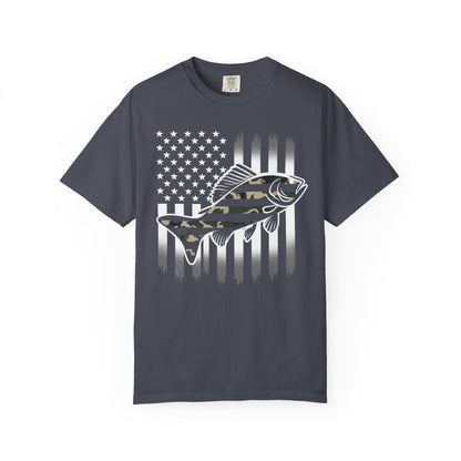 Camo Bass Flag T-Shirt